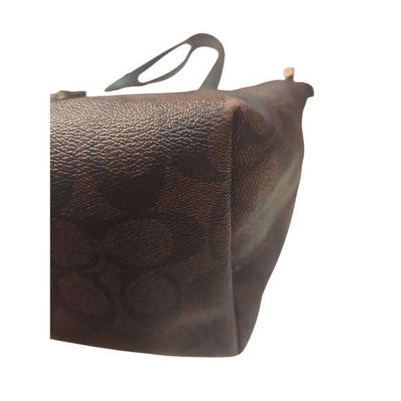 COACH Gallery Tote In Signature Canvas Top Zip 79609 with Wallet - Picture 11 of 16